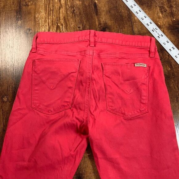 HUDSON JEANS women’s Skinny Red Jeans‎ Size 29 Pants - Picture 3 of 7